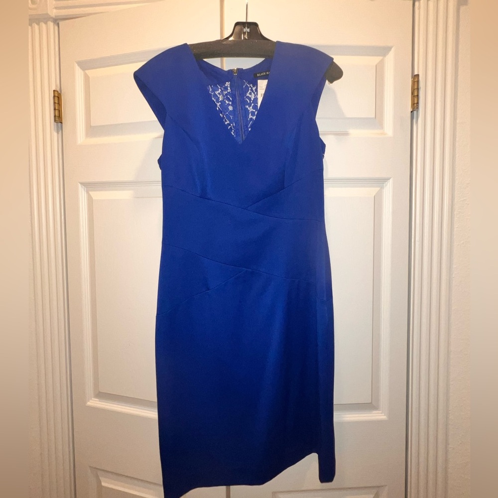 Black Halo Sheath Royal Blue Brand New w/tags